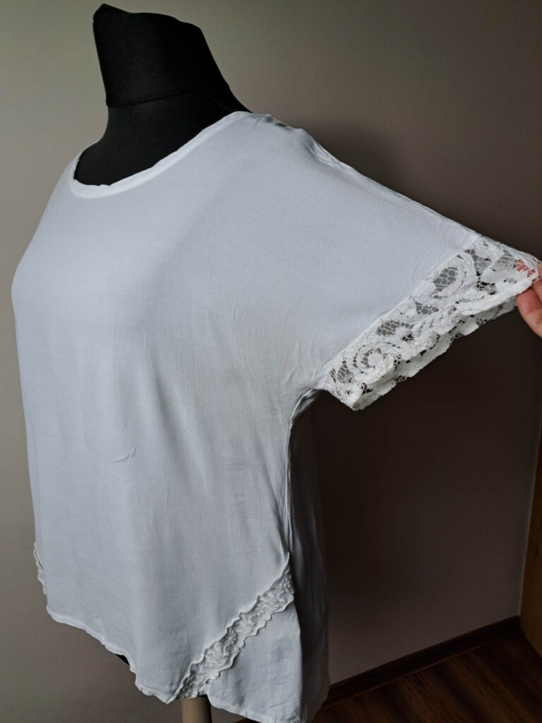Włoska bluzka Zabaione, rozmiar 44