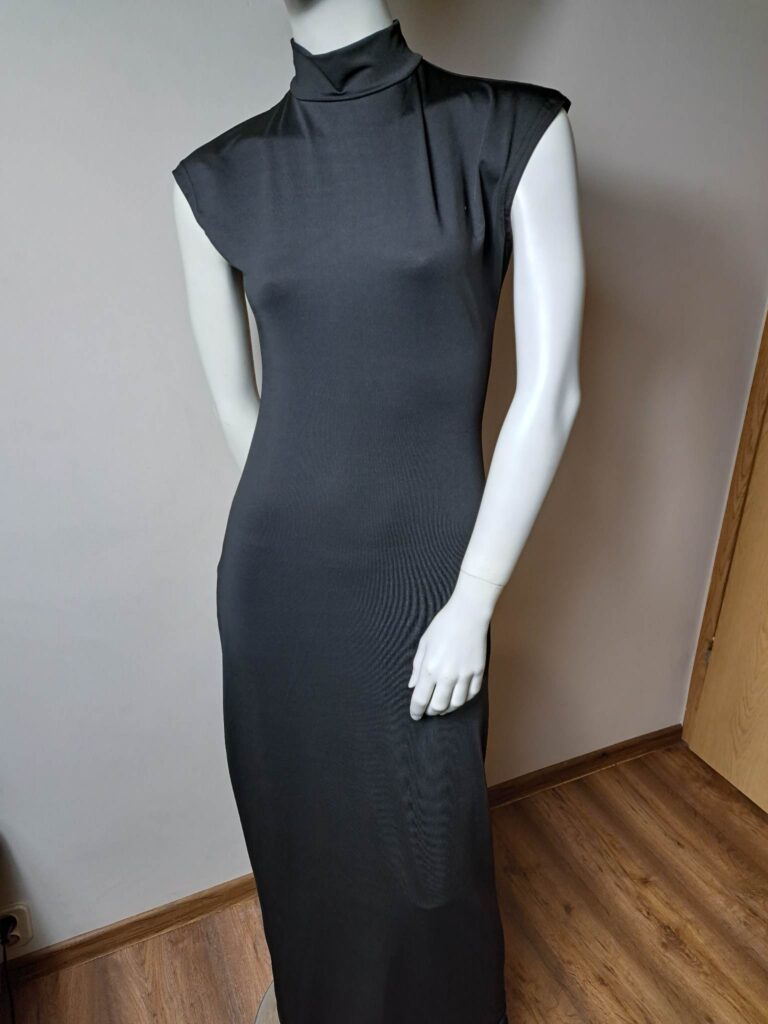 Wąska, długa sukienka, rozmiar 36