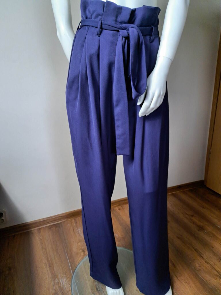 Chabrowe, szerokie spodnie Dunnes Stores, rozmiar 38
